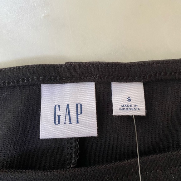 GAP Dress - Midi - Color Block - Bell Sleeves Royal Blue Black SMALL NWT - Picture 10 of 12